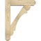 Ekena Millwork Olympic Craftsman Rough Sawn Bracket w/ Offset Brace, Douglas Fir, 6"W x 24"D x 32"H BKT0604X24X32OLY04RDF - alternate 2